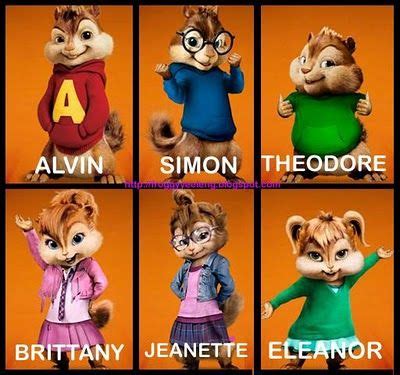 alvin y las ardillas nombres|¡Descubre los nombres de los personajes de Alvin y。